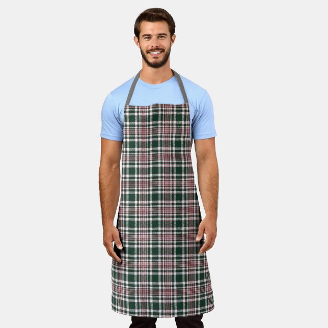 Square Pattern Apron (Worn)