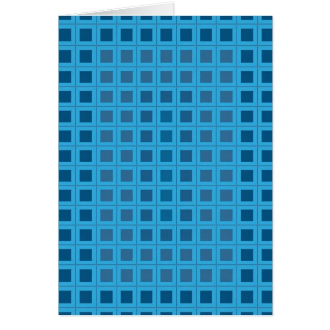 Square Pattern in Blue (Front)