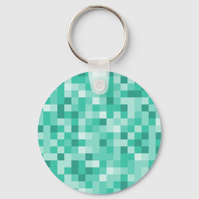 Square pattern key ring (Front)