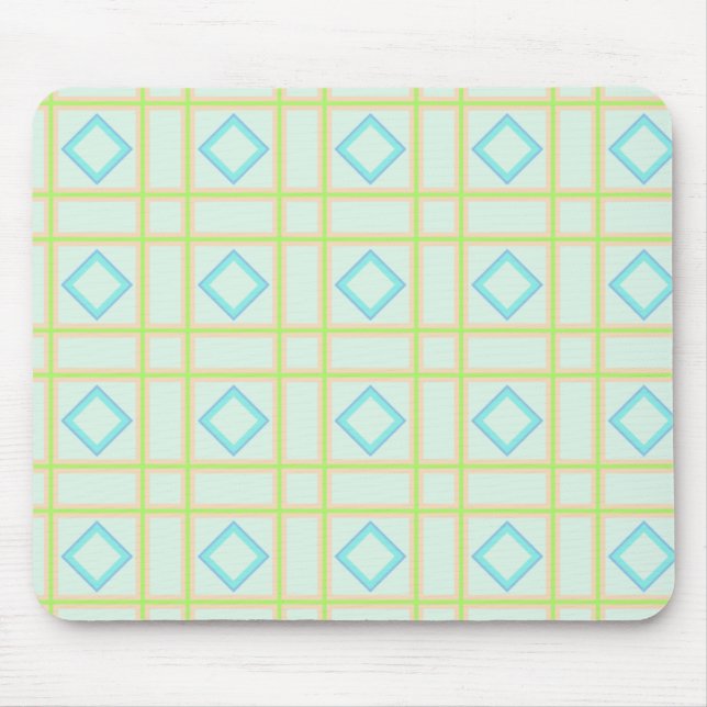 Square Pattern Mouse Mat (Front)