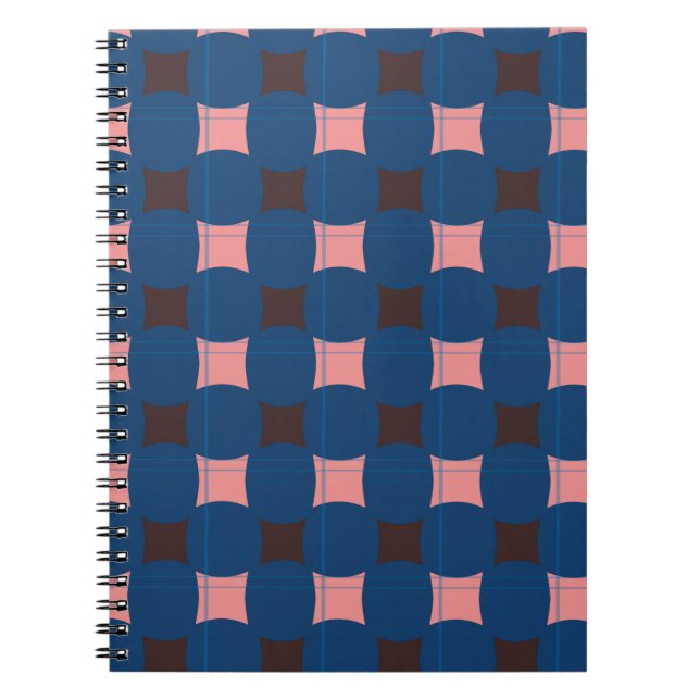 square pattern notebook (Front)