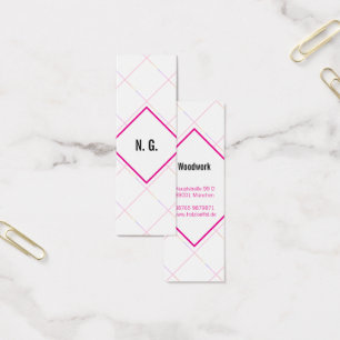 Square pattern pink black