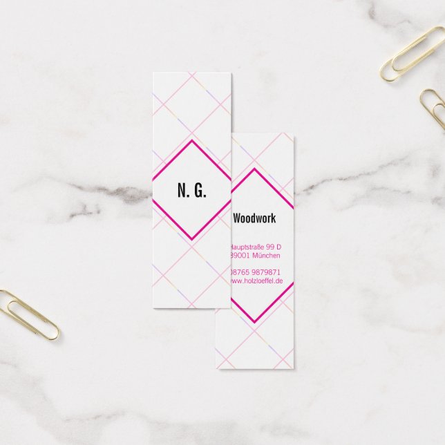 Square pattern pink black (Office)