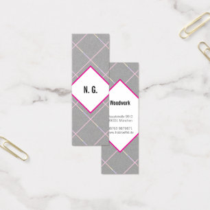 Square pattern pink black