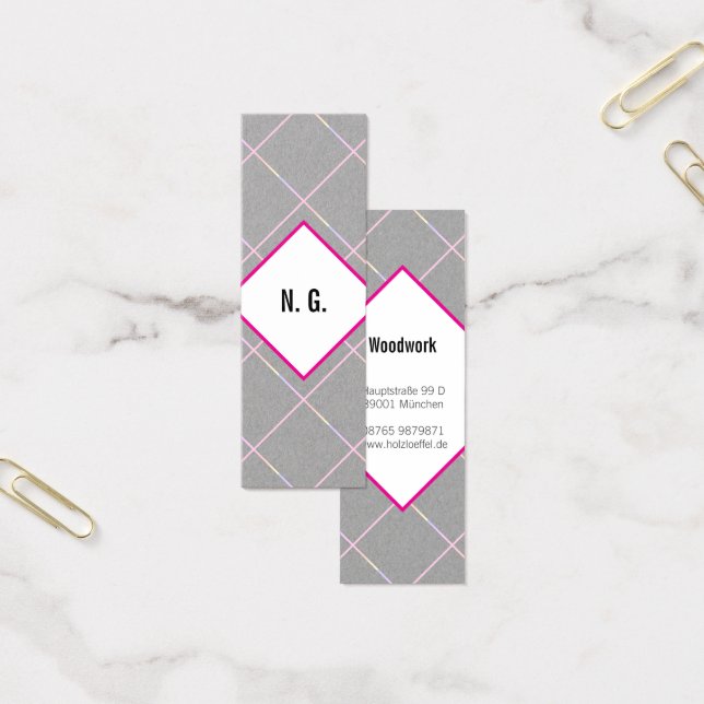 Square pattern pink black (Office)