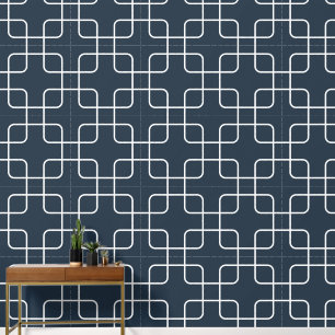 Square pattern wallpaper
