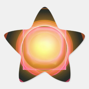 Square Peg in a Round Hole Star Sticker