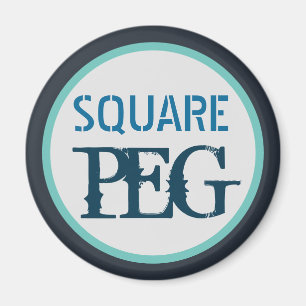 Square Peg Magnet