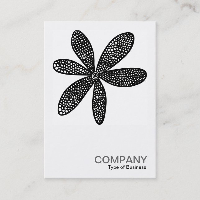 Square Photo 0205 - Pretty Flower Business Card (Front)