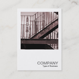 Square Photo 0235 - Victorian Fire Escape Business Card