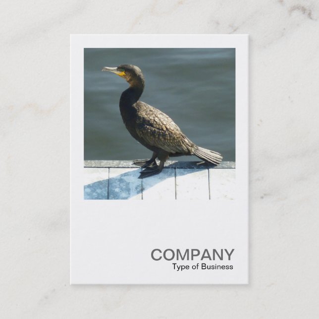 Square Photo 0250 - Cormorant Business Card (Front)