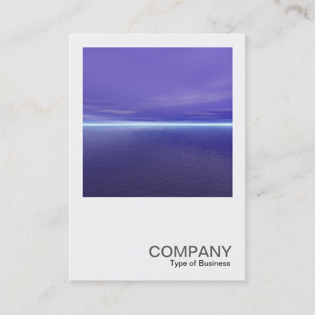Square Photo 0298 - Purple Dawn Business Card (Front)