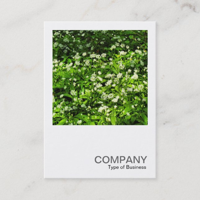 Square Photo 0467 - Wild Garlic Business Card (Front)