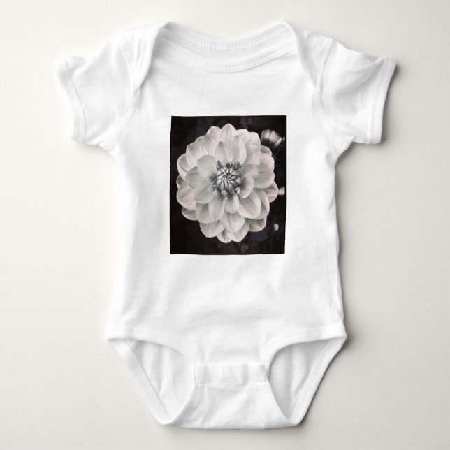Square photo - Chrysanthemum Baby Bodysuit (Front)