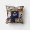 Square Photo Collage Custom Throw Pillow