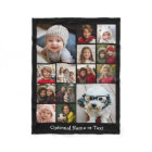 Square Photo Collage - Up to 14 photos Black