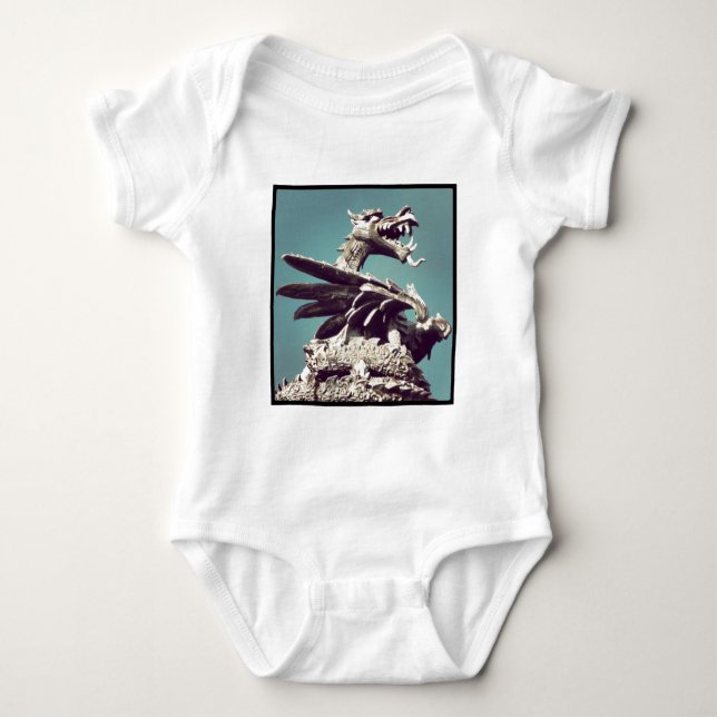 Square Photo - Dragon Baby Bodysuit (Front)