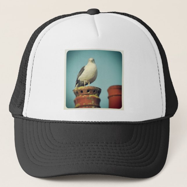 Square Photo - Favourite Perch Trucker Hat (Front)