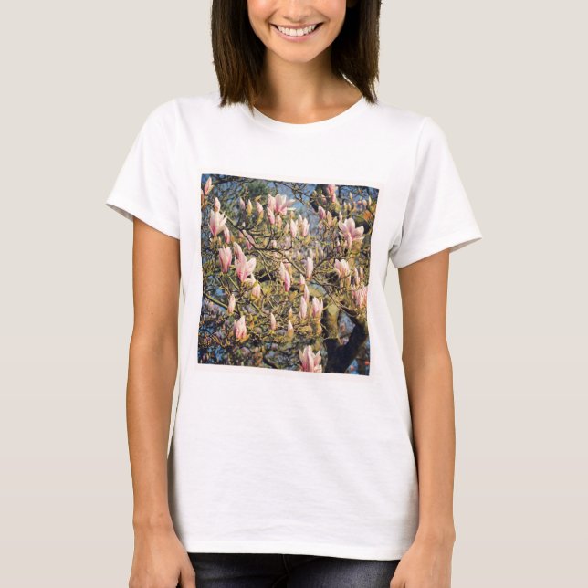 Square Photo - Magnolia Blossom T-Shirt (Front)