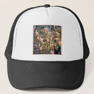Square Photo - Magnolia Blossom Trucker Hat