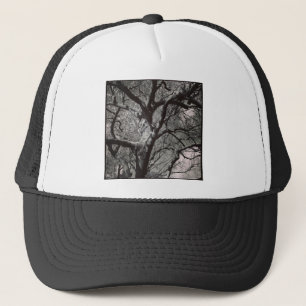 Square Photo - Magnolia Tree in Early Spring Trucker Hat