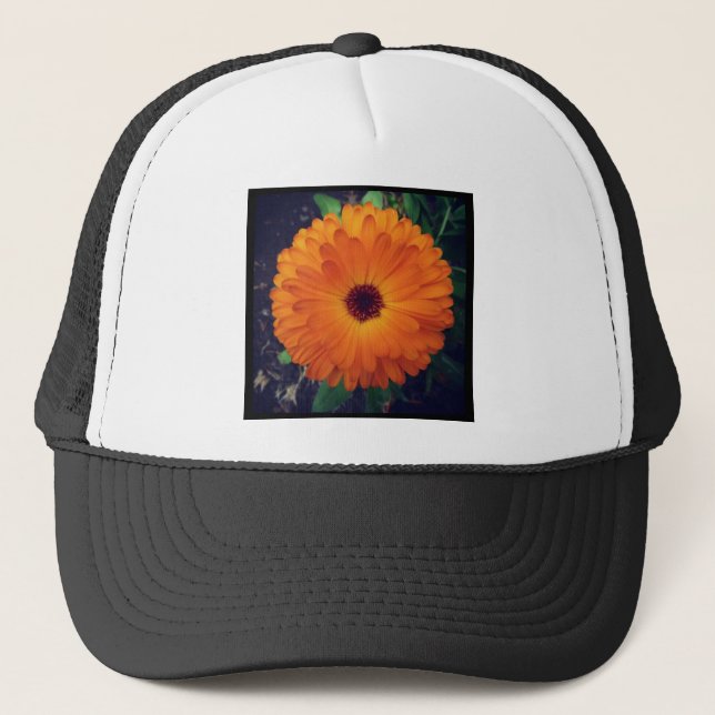 Square Photo - Marigold Trucker Hat (Front)