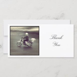 Square Photo - Motorbike Thank You Card