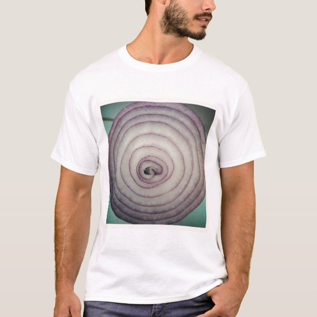 Square Photo - Red Onion T-Shirt (Front)