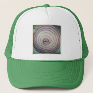 Square Photo - Red Onion Trucker Hat