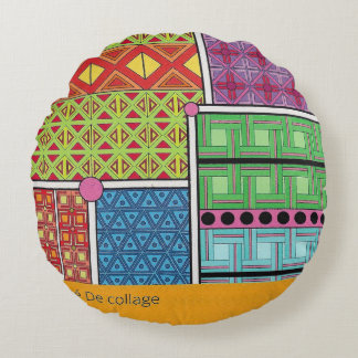 square photo round cushion