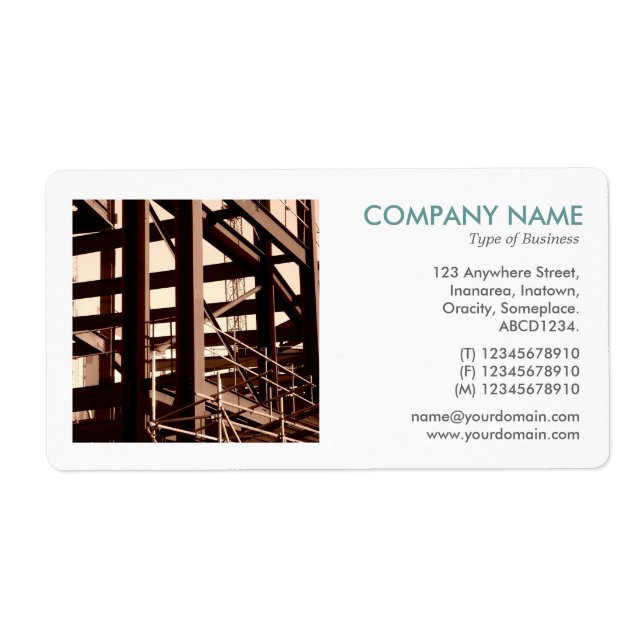 Square Photo - Steel Frame Construction (Front)