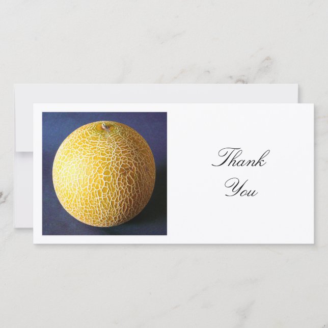 Square Photo - Sugar Melon Thank You Card (Front)