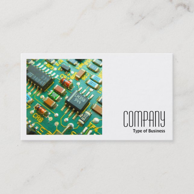 Square Photo (v2) - Circuitry Business Card (Front)