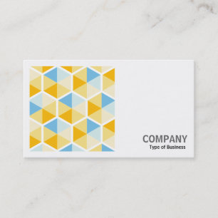 Square Photo (v2) - Hexagon Pattern 03 Business Card