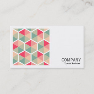 Square Photo (v2) - Hexagon Pattern 04 Business Card