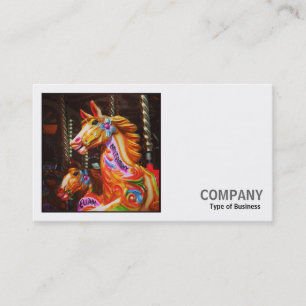Square Photo (v2) - Merry-go-round Horses Business Card
