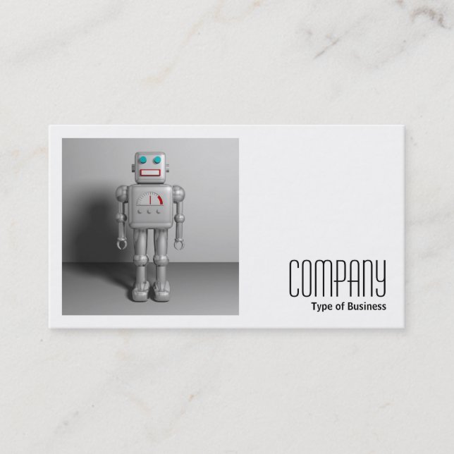 Square Photo (v2) - Robot Business Card (Front)