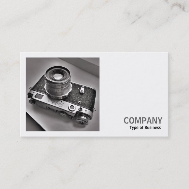 Square Photo (v2) - Russian Rangefinder Camera Business Card (Front)