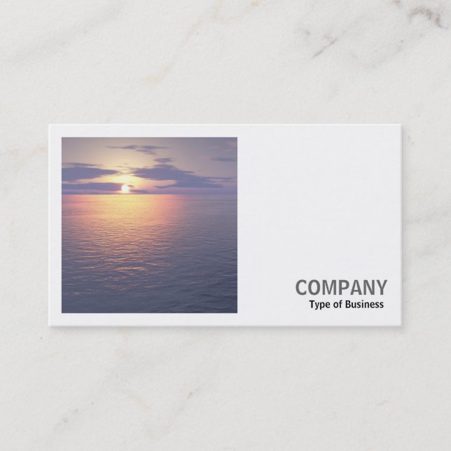 Square Photo (v2) - Sunrise/Sunset Business Card (Front)