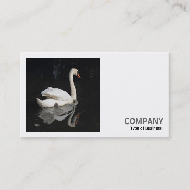 Square Photo (v2) - Swan Business Card (Front)