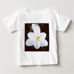 Square Photo - White Crocus Baby T-Shirt