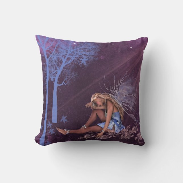 Square Pillow with Fairy (Front)