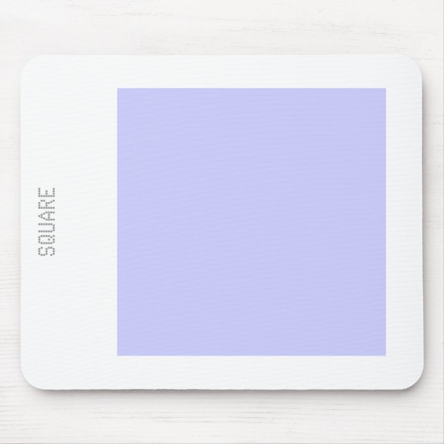 Square - Powder Blue and White Mouse Mat (Front)