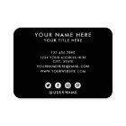 Square professional black add your custom logo