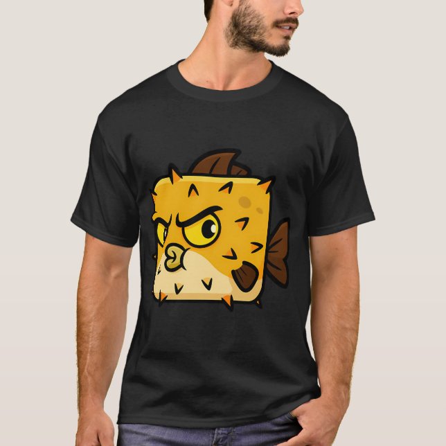Square Pufferfish T-Shirt (Front)