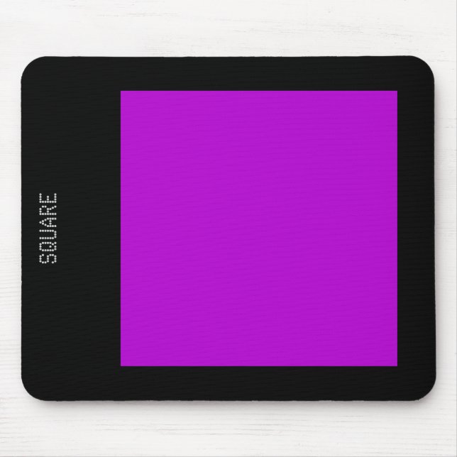 Square - Purple and Black Mouse Mat (Front)
