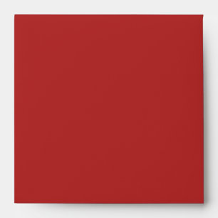 Square Red Black Linen Envelopes