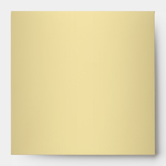 Square Red Gold Linen Envelopes (Front)