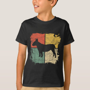 Square Retro Bull Terrier Owner Gift Dog Bully Dad T-Shirt