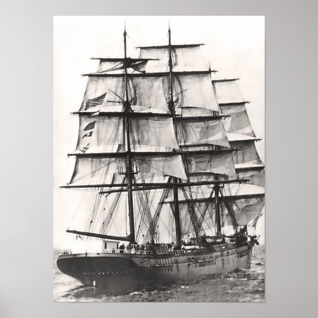 Square Rigged Ship Poster (Front)